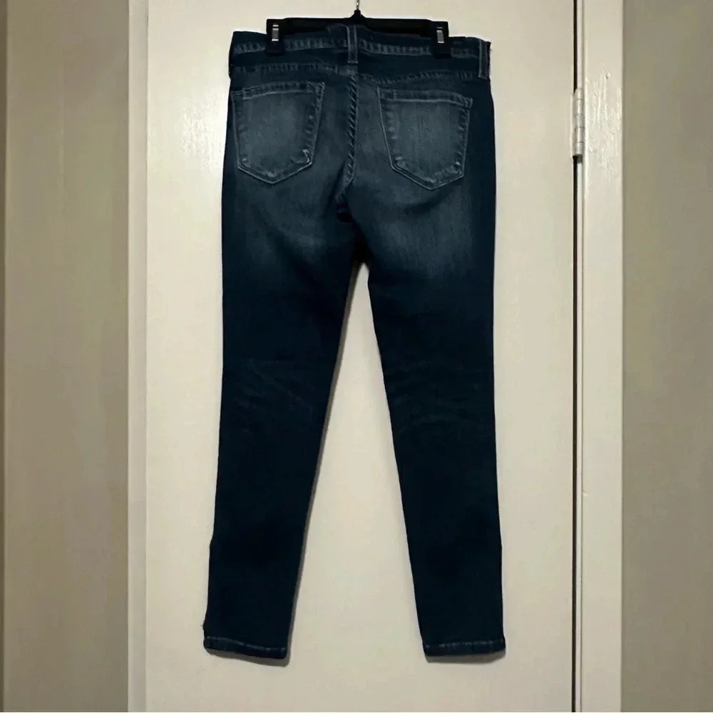 Kancan Low Rise Skinny Stretch Cropped Jean zipper ankle size 27 - Picture 6 of 11